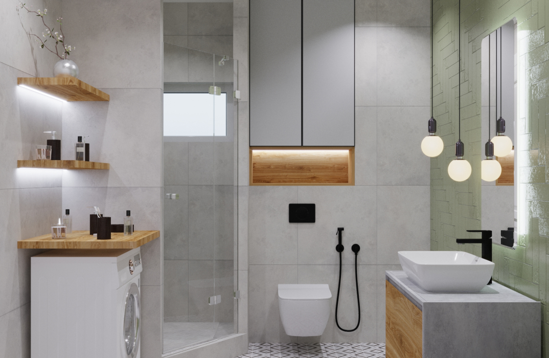 Ванная комната в скандинавском стиле: 7 признаков